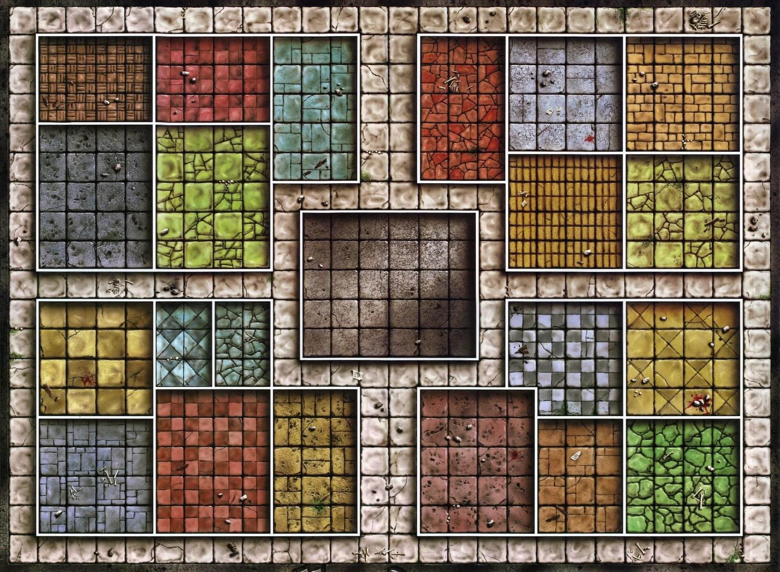 plateau heroquest original en carton