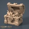 Scatter Treasure Chest - Poison Dart v02 Coffres Pièges HeroQuest 3D - 10 Modèles (unité ou pack)