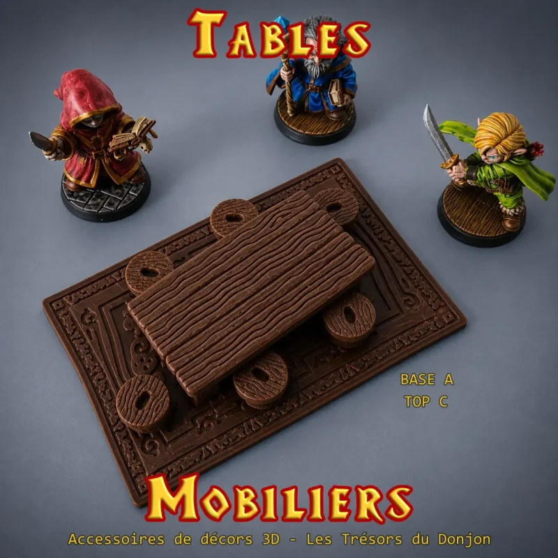 Tables - Base & Plateau au Choix