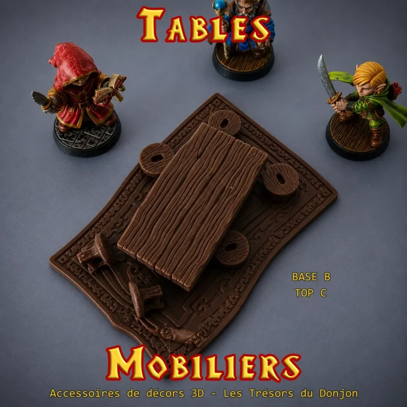 Tables - Base & Plateau au Choix