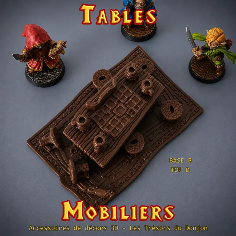 Tables - Base & Plateau au Choix