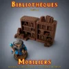 bibliotheques heroquest modele B-REEL grimoire donjon 3D imprimé bibliothèque sorcier HeroQuest