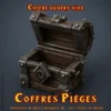 coffres pieges heroquest - coffre ouvert vide Coffre ouvert vide HeroQuest 3D — marqueur fouille décor donjon PLA+