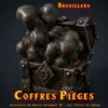 coffres pieges heroquest - coffre piege brouillard Coffre piège brouillard HeroQuest 3D — nuage sombre impression PLA+ atelier breton