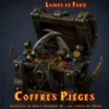 coffres pieges heroquest - coffre piege lames de faux Coffre piège lames de faux HeroQuest 3D — lames recourbées impression PLA+