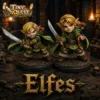 elfes-tinyquest (1) Figurines Elfes Tiny HeroQuest – Compatibles Plateau 3D