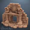 fireplace 2 Cheminée HeroQuest 3D - Gargouilles, Passage Secret & Emplacement LED