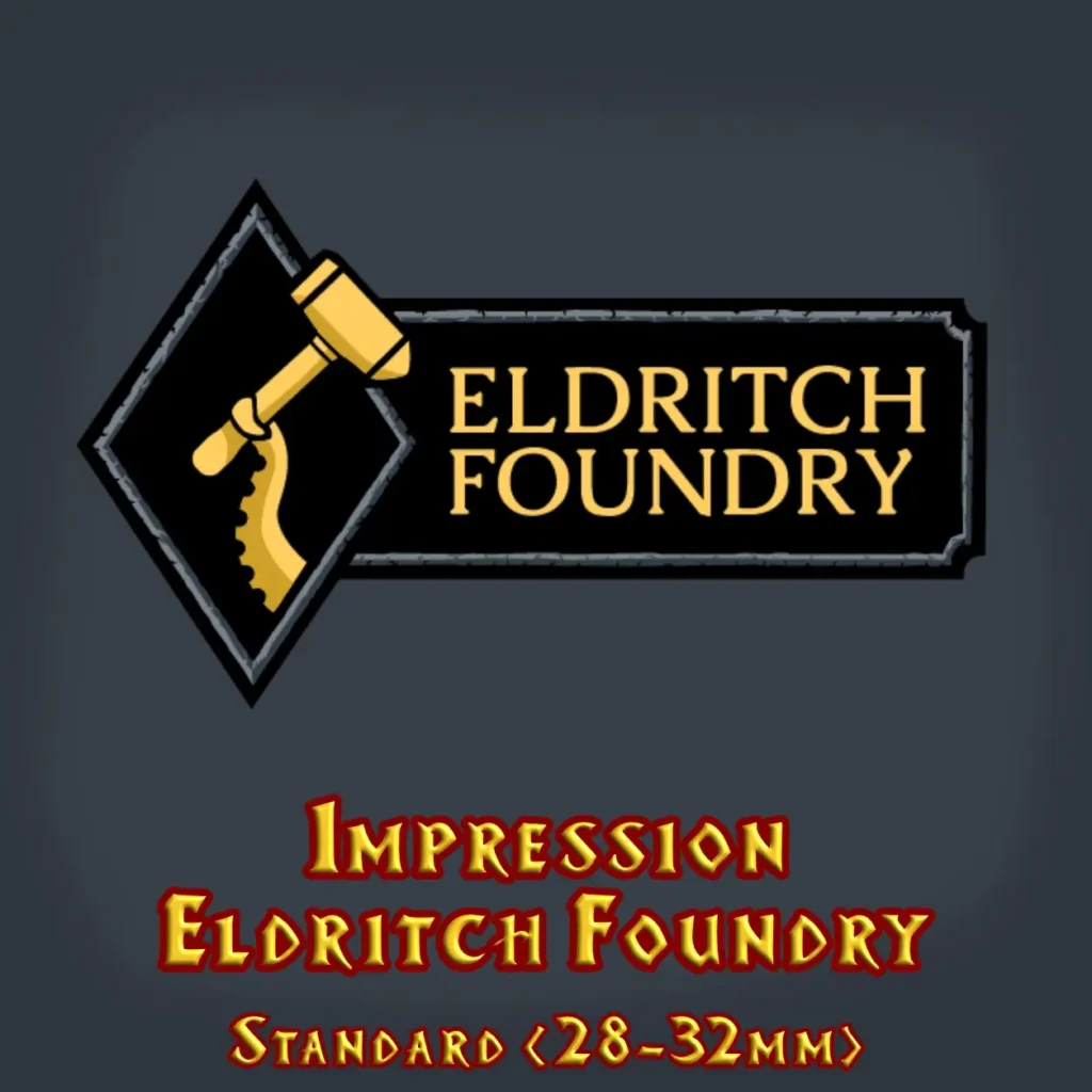 Votre création Eldritch Foundry imprimée en résine 12K par un artisan en Bretagne.