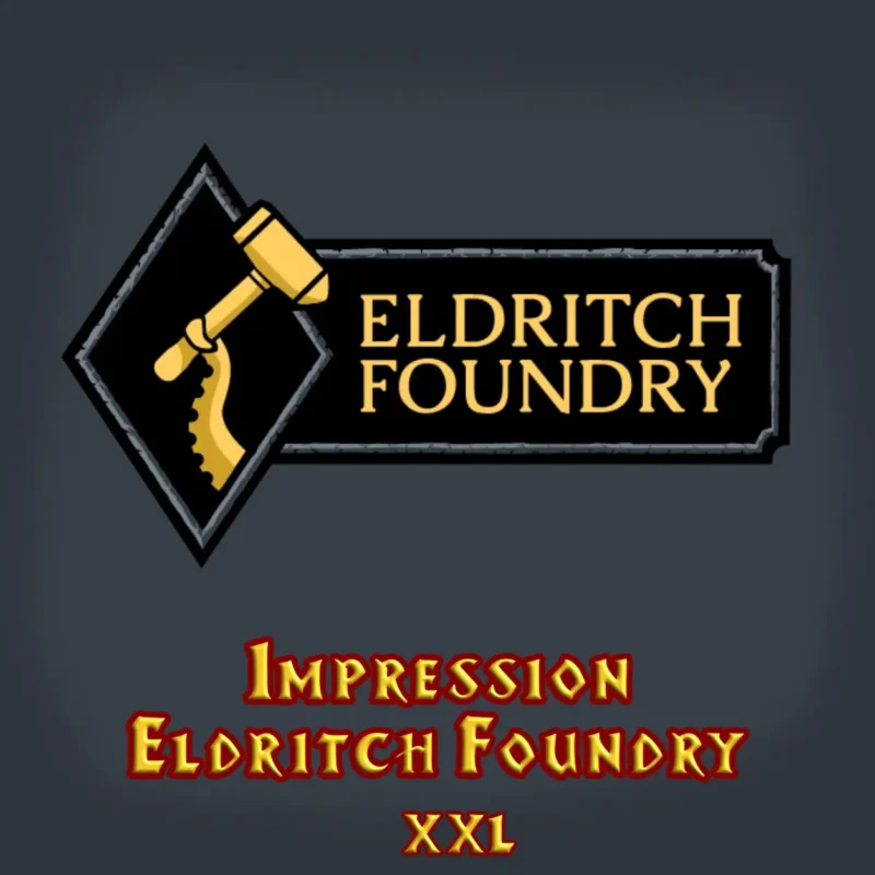 Votre création Eldritch Foundry imprimée en résine 12K par un artisan en Bretagne.