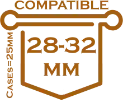 compatible plateau JdR, Heroquest, Dungeon crawler 28-32mm - cases de 25mm