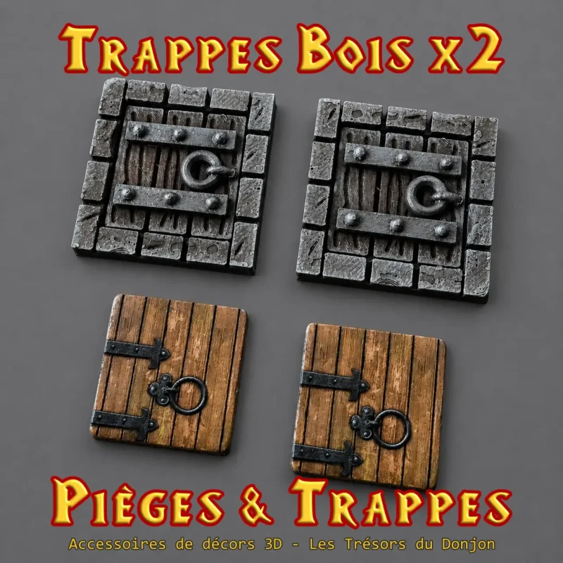 Trappes HeroQuest 3D peinte