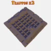 trappes heroquest-modele 3d (1) Trappe HeroQuest 3D brute PLA+ — piège de sol grille 25mm ou 38mm licence Dragon Rest