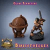 Globe terrestre Heroquest (1) globe terrestre médiéval 3D imprimé décor donjon JDR