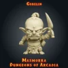 Gobelin-sk figurine gobelin Masmorra JDR 3D chignon couteau StoneKing résine