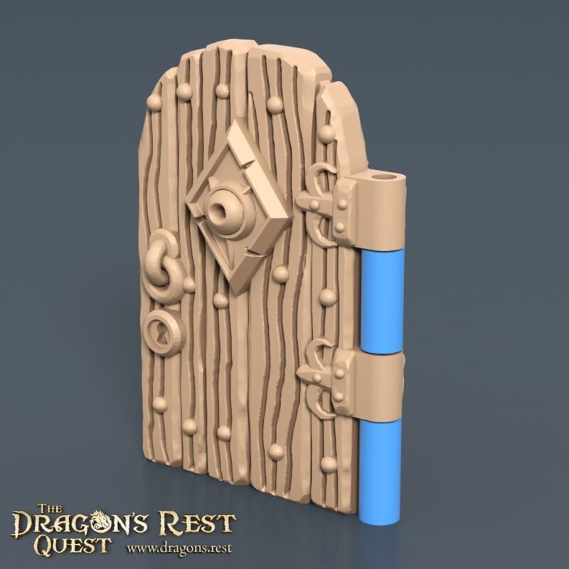 HQ04 TT Door Wooden Eye v01 Portes des Glaces