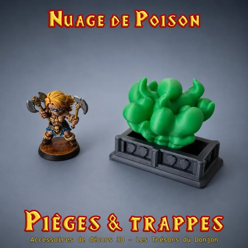 Nuage de poison - insert de tombe - pièges et trappes Nuages de poison ou toxique - Pièges de tombes (Inserts)
