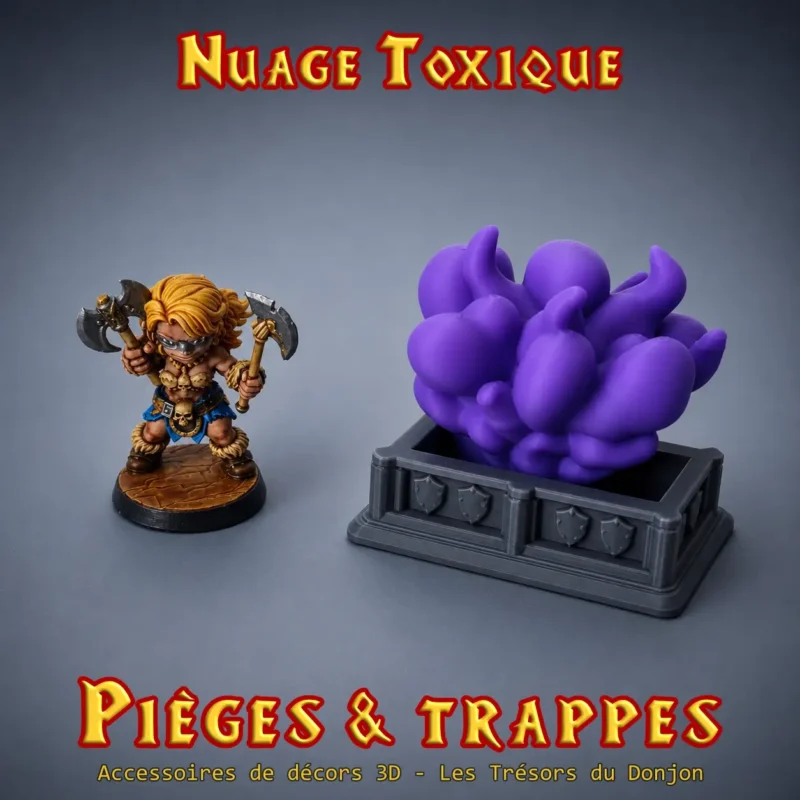 Nuage toxique - insert de tombe - pièges et trappes Nuages de poison ou toxique - Pièges de tombes (Inserts)