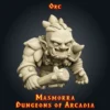 Orc Masmorra figurine orc Masmorra JDR 3D résine Dungeons of Arcadia StoneKing