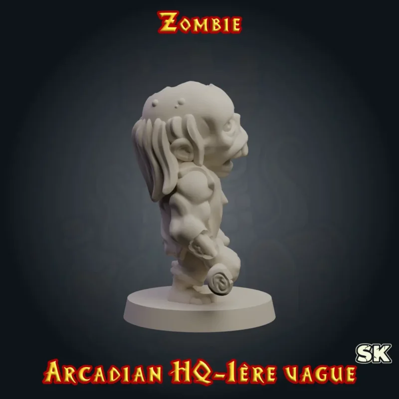 Zombie Heroquest droite Zombie - Arcadian 1ère Vague