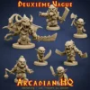 arcadian hq deuxieme vague (1) figurines orcs gobelins HeroQuest chibi 3D Arcadian HQ Deuxième Vague StoneKing résine 12K