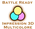 Impression 3d multicolore - battle ready