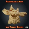 figurine élémentaire de neige HeroQuest 3D résine Les Terres Gelées StoneKing