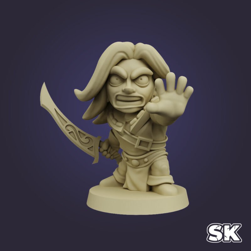 elfo-hqheroes-mmf Arcadian HQ Heroes - Set de 9 figurines