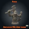 figurine Fimir HeroQuest 3D résine Arcadian 1ère Vague StoneKing