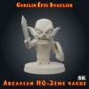 figurine gobelin HeroQuest 3D épée bouclier résine Arcadian 2ème Vague StoneKing