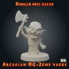 figurine gobelin avec hache HeroQuest 3D résine Arcadian 2ème Vague StoneKing