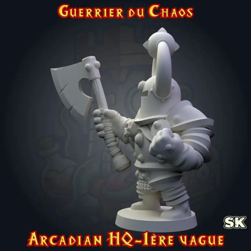 Guerrier du Chaos - Arcadian 1ère Vague