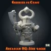 guerrier du chaos HQ-face (1) figurine guerrier du chaos HeroQuest 3D résine Arcadian StoneKing