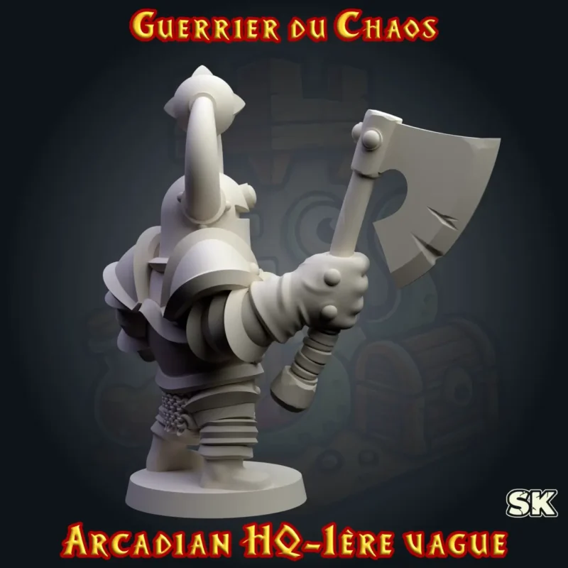 guerrier du chaos HQ-gauche (1) Guerrier du Chaos - Arcadian 1ère Vague