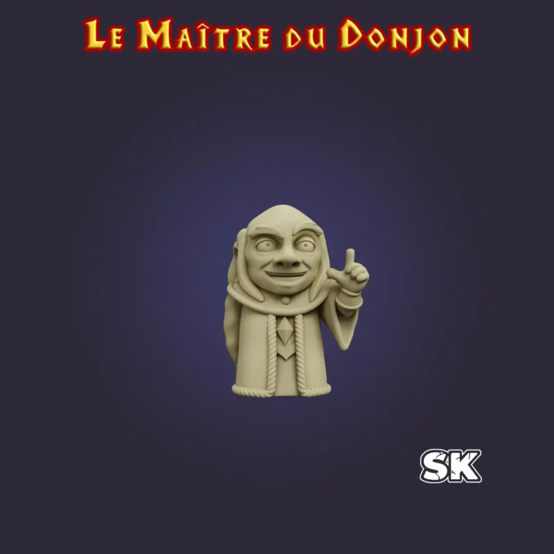 le maitre du donjon figurine heroquest jdr figurine maître du donjon HeroQuest 3D StoneKing résine