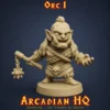 orc 1 Arcadian HQ - Deuxième vague - set de 7 figurines