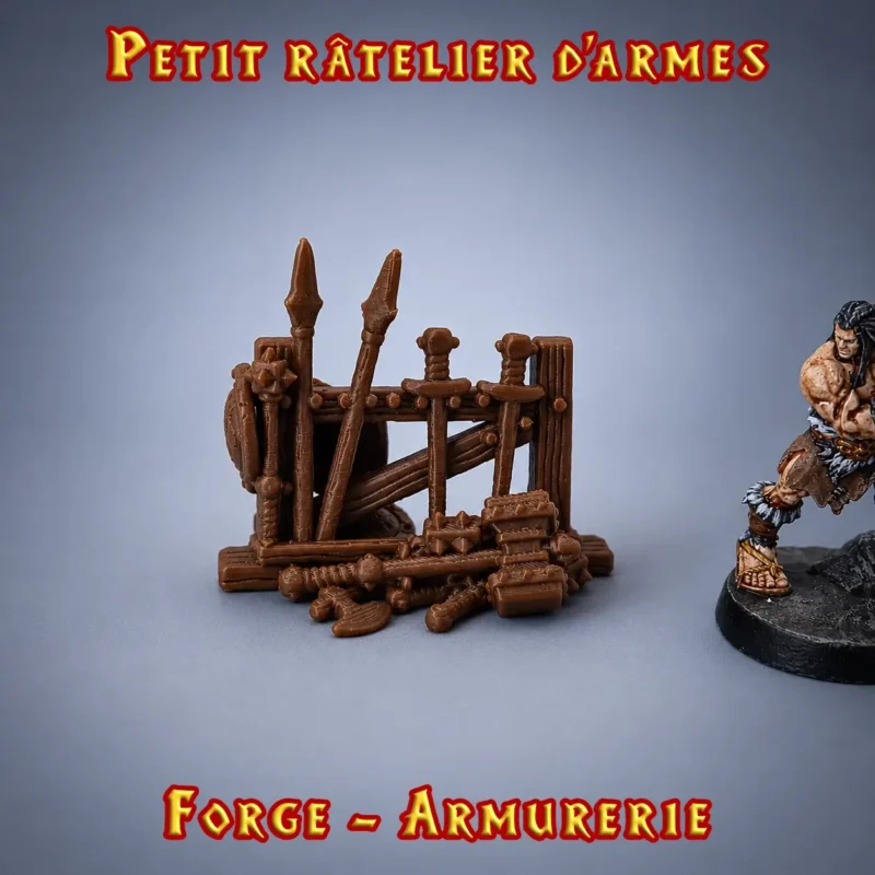 petit ratelier d armes heroquest Petit Râtelier d'Armes HeroQuest 3D — Ce qui reste quand la bataille a commencé