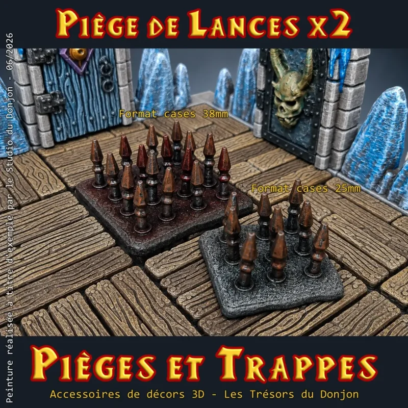 Piège de lances heroquest version peinte