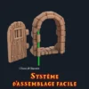 système dssemblage Cadres de Porte - Portes personnalisées