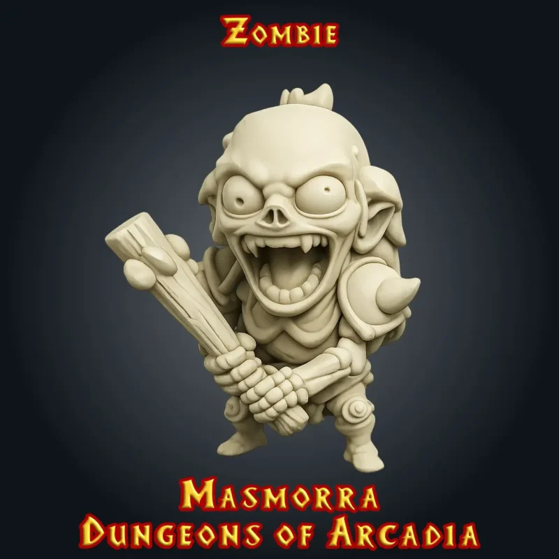 figurine zombie donjon 3D Masmorra StoneKing résine