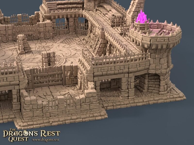 Arene du Tournoi du bord du monde Heroquest-2 L'Arène du Tournoi du Bord du Monde - La Horde des Ogres