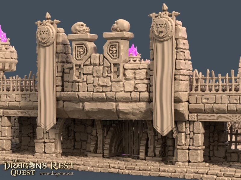 Arene du Tournoi du bord du monde Heroquest-3 L'Arène du Tournoi du Bord du Monde - La Horde des Ogres