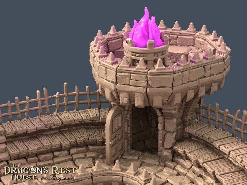 Arene du Tournoi du bord du monde Heroquest-4 L'Arène du Tournoi du Bord du Monde - La Horde des Ogres