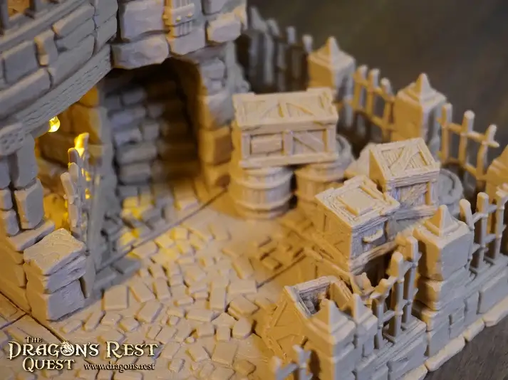 Tour a des Heroquest 01 Tour à Dés du Donjon