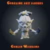 gobeline aux dagues figurine gobeline assassine aux dagues en résine, Goblin Warband, imprimée 3D en atelier breton